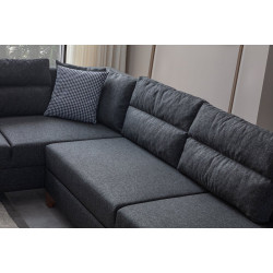 Canapea de colt Mirage Meble T-Loft Shelf-Left (Anthracite) Thumb