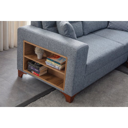 Canapea de colt Mirage Meble T-Loft Shelf-Left (Grey) Thumb