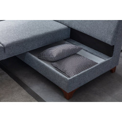 Canapea de colt Mirage Meble T-Loft Shelf-Left (Grey) Thumb
