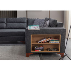 Canapea de colt Mirage Meble T-Loft Shelf-Right (Anthracite) Thumb