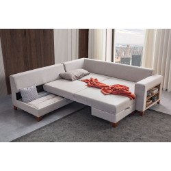 Canapea de colt Mirage Meble T-Loft Shelf-Right (Cream) Thumb