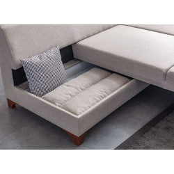 Canapea de colt Mirage Meble T-Loft Shelf-Right (Cream) Thumb