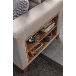 Canapea de colt Mirage Meble T-Loft Shelf-Right (Cream) Thumb