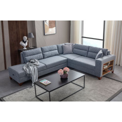 Canapea de colt Mirage Meble T-Loft Shelf-Right (Grey) Thumb