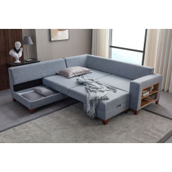 Canapea de colt Mirage Meble T-Loft Shelf-Right (Grey) Thumb