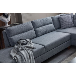 Canapea de colt Mirage Meble T-Loft Shelf-Right (Grey) Thumb