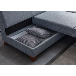 Canapea de colt Mirage Meble T-Loft Shelf-Right (Grey) Thumb