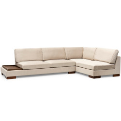 Canapea de colt Mirage Meble Tulip Shelf-Left (Beige) Thumb