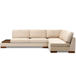 Canapea de colt Mirage Meble Tulip Shelf-Left (Beige) Thumb