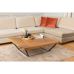 Canapea de colt Mirage Meble Tulip Shelf-Left (Beige) Thumb