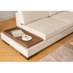 Canapea de colt Mirage Meble Tulip Shelf-Left (Beige) Thumb