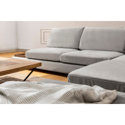 Canapea de colt Mirage Meble Tulip Shelf-Left (Light Grey) Thumb