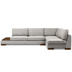 Canapea de colt Mirage Meble Tulip Shelf-Left (Light Grey) Thumb
