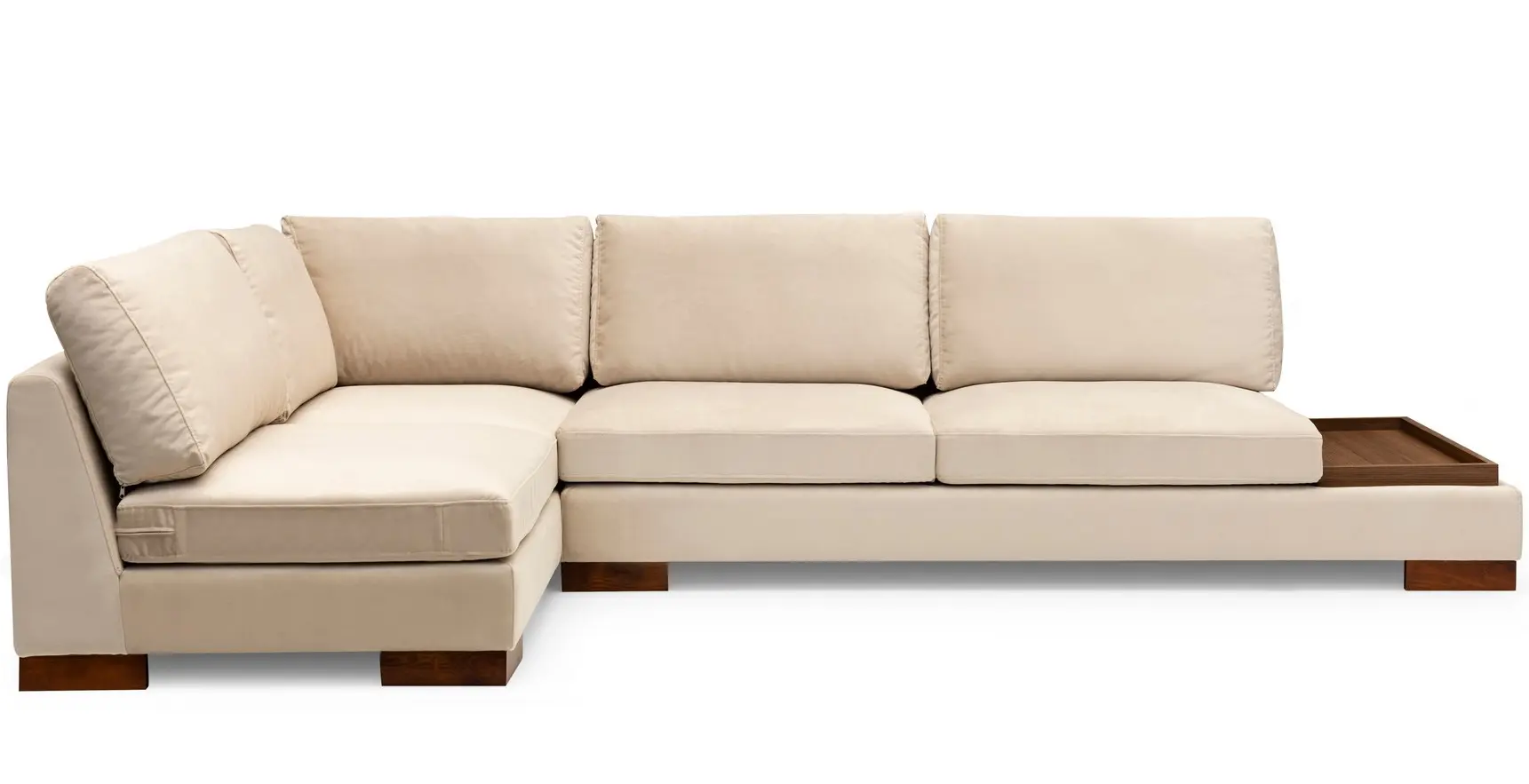 Canapea de colt Mirage Meble Tulip Shelf-Right (Beige) - 2