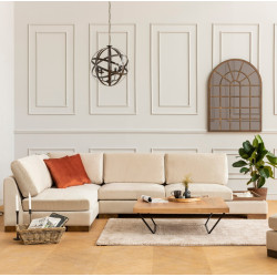 Canapea de colt Mirage Meble Tulip Shelf-Right (Beige) Thumb