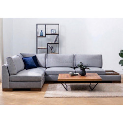 Canapea de colt Mirage Meble Tulip Shelf-Right (Dark Grey)