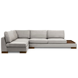 Canapea de colt Mirage Meble Tulip Shelf-Right (Light Grey) Thumb