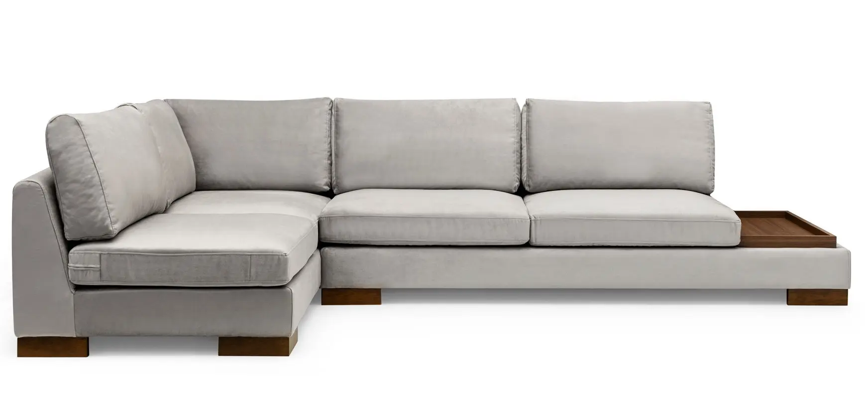 Canapea de colt Mirage Meble Tulip Shelf-Right (Light Grey) - 2
