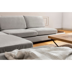 Canapea de colt Mirage Meble Tulip Shelf-Right (Light Grey) Thumb