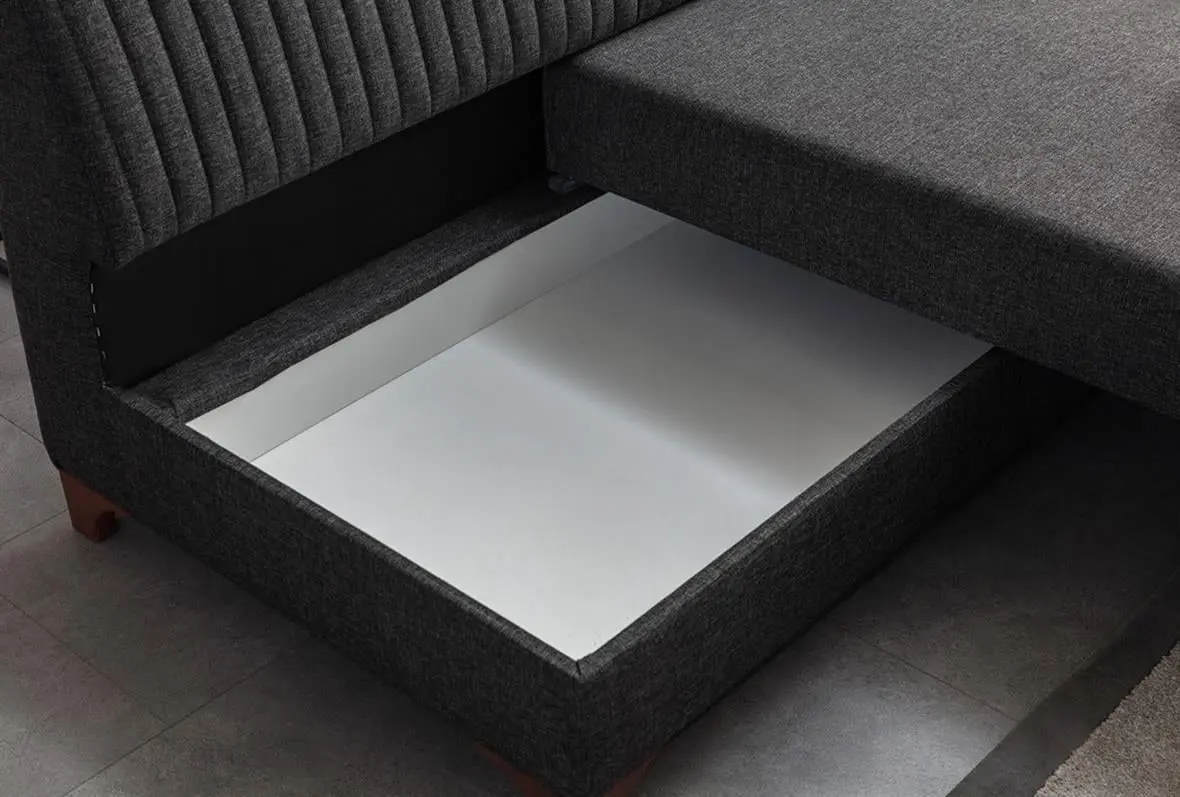 Canapea de colt Mirage Meble West Left (Anthracite) - 5