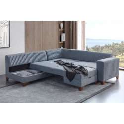 Canapea de colt Mirage Meble West Left (Grey) Thumb