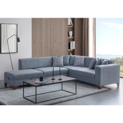 Canapea de colt Mirage Meble West Left (Grey)