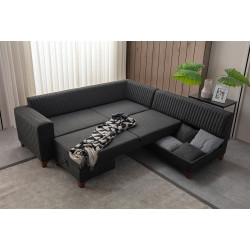 Canapea de colt Mirage Meble West Right (Anthracite) Thumb