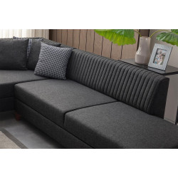 Canapea de colt Mirage Meble West Right (Anthracite) Thumb