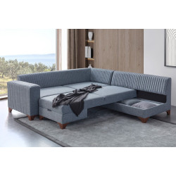 Canapea de colt Mirage Meble West Right (Grey) Thumb