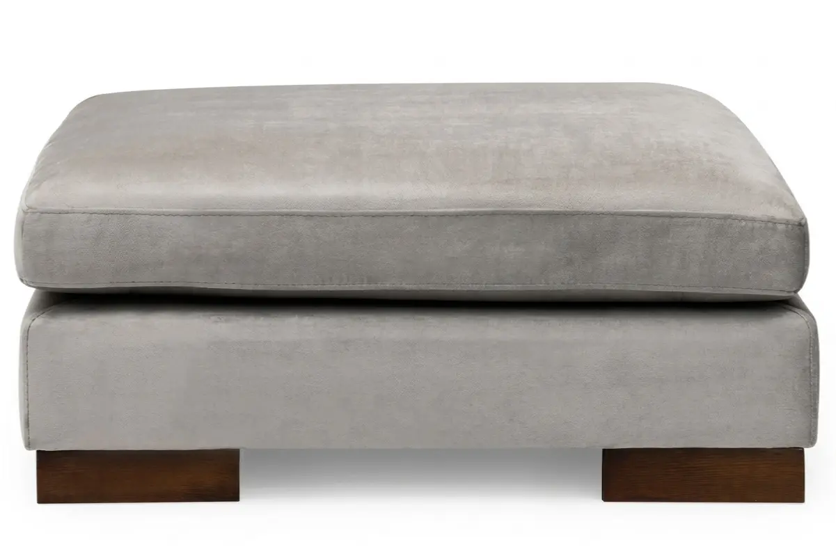 Canapea de colt cu puf Mirage Meble Tulip Shelf-Left (Light Grey) - 3