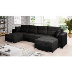 Диван П-образный Mirjan24 Dablam/Heron (Black) Thumb