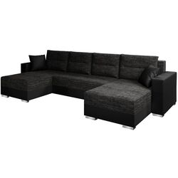 Диван П-образный Mirjan24 Dablam/Heron (Black)