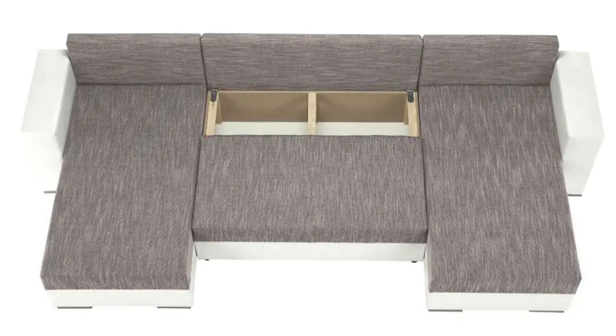 Диван П-образный Mirjan24 Dablam/Heron (White/Gray) - 4