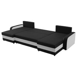 Canapea de colt Mirjan24 Dalmir U/Kris U (Black/Cream) Thumb