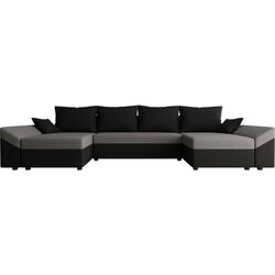 Диван П-образный Mirjan24 Peltata/Dante U Alova 04/Alova 36 (Black/Gray) Thumb