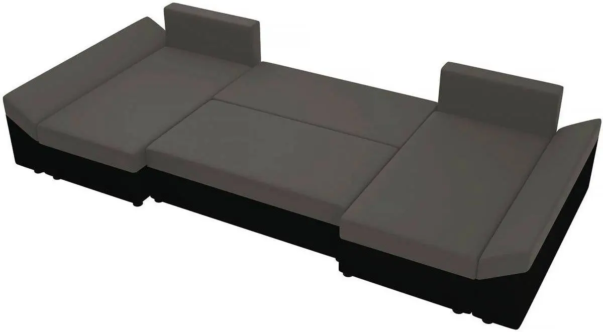Диван П-образный Mirjan24 Peltata/Dante U Alova 04/Alova 36 (Black/Gray) - 4