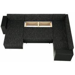 Диван П-образный Mirjan24 Poncjan/Gerd (Black) Thumb