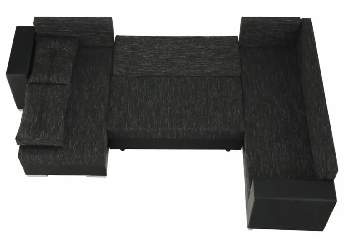 Диван П-образный Mirjan24 Poncjan/Gerd (Black) - 5