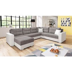 Диван П-образный Mirjan24 Poncjan/Gerd (White/Gray) Thumb