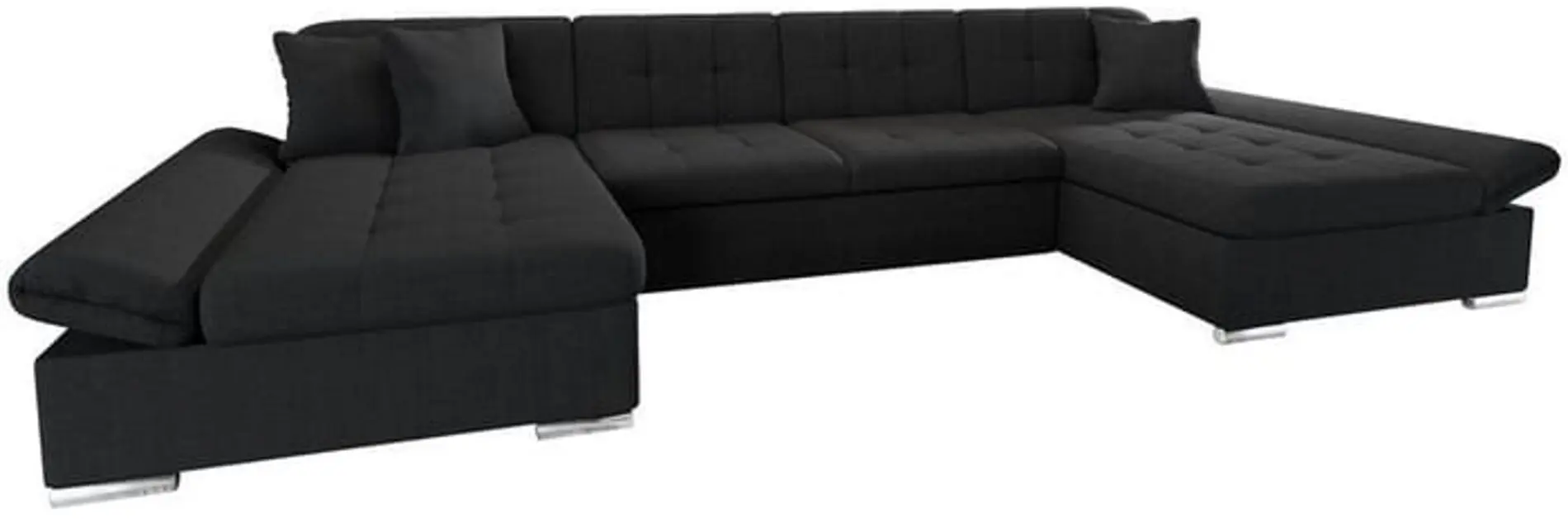 Canapea in forma de U extensibila Mirjan24 Agata/Alia (Dark Grey)