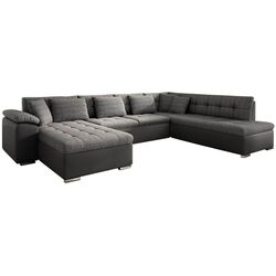 Диван П-образный раскладной Mirjan24 Tony/Niko Bis Left (Graphite/Gray)