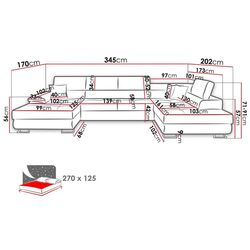 Диван угловой Mirjan24 Alvin Bis/Cotere Bis Right (Beige) Thumb