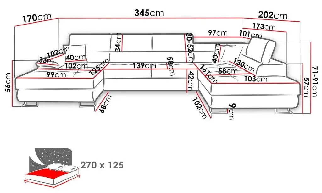 Диван угловой Mirjan24 Alvin Bis/Cotere Bis Right (Beige) - 2