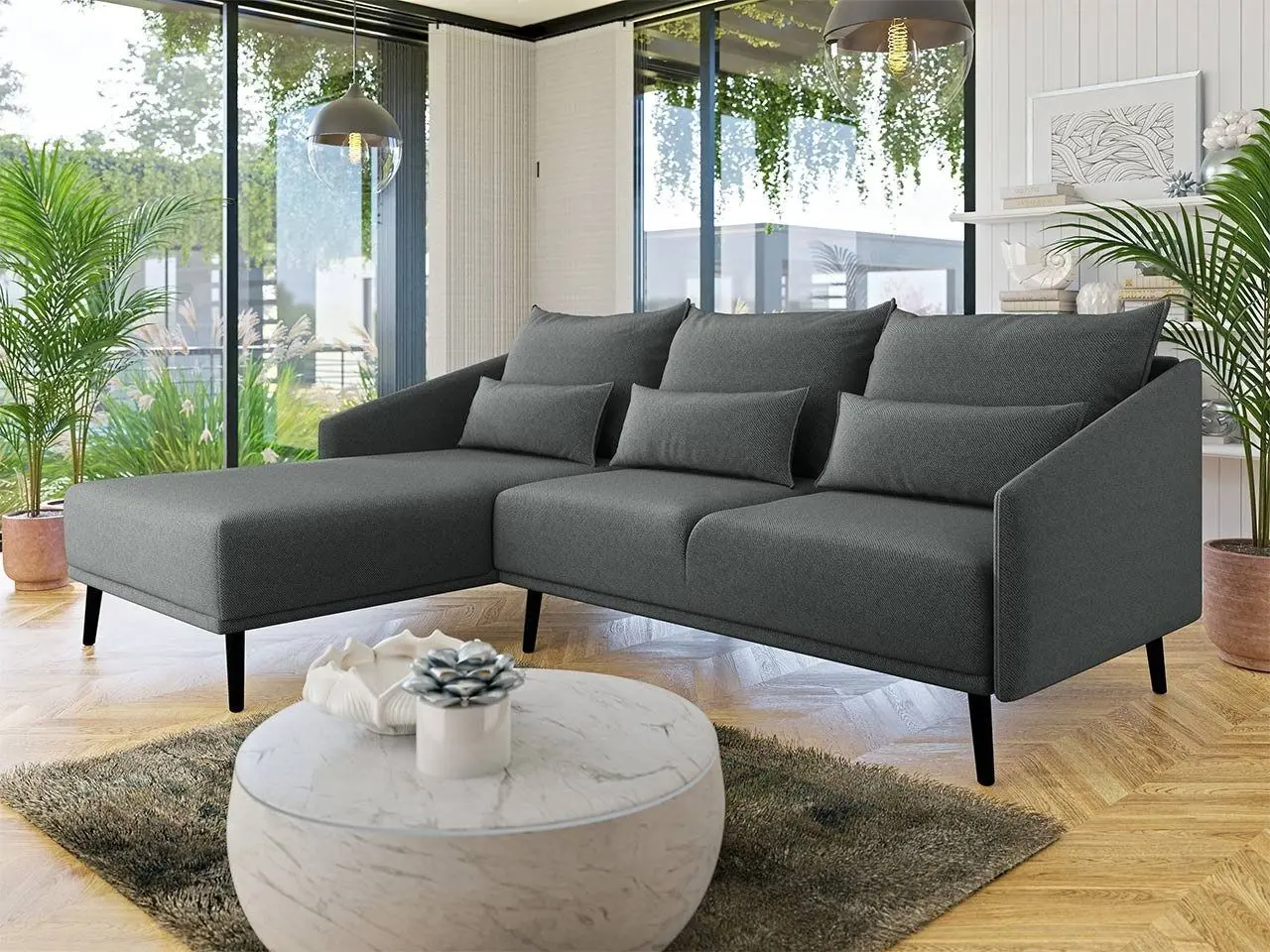 Диван угловой Mirjan24 Ameleri/Lava (Gray) - 2