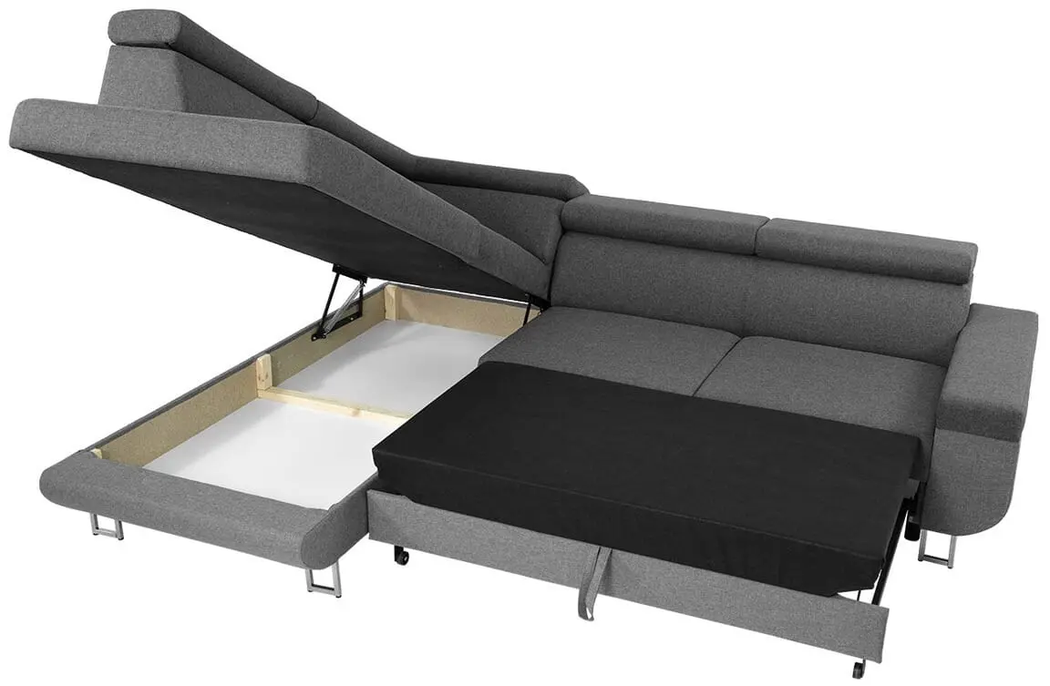 Диван угловой Mirjan24 Antrodem/Fonti Right (Gray/Light Gray) - 8