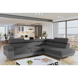 Диван угловой Mirjan24 Antrodem/Fonti Right (Gray/Light Gray) Thumb