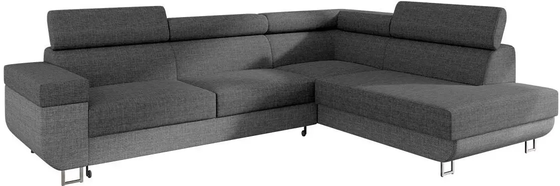 Диван угловой Mirjan24 Antrodem/Fonti Right (Gray/Light Gray)