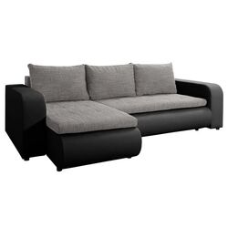 Диван угловой Mirjan24 Boniko/Brooklyn (Black/Gray)