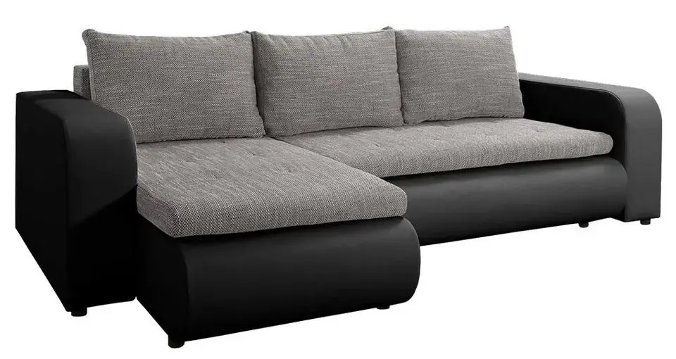 Диван угловой Mirjan24 Boniko/Brooklyn (Black/Gray)