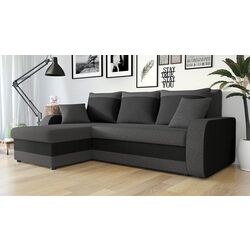 Диван угловой Mirjan24 Dalmir Lux/Kris (Gray/Black) Thumb